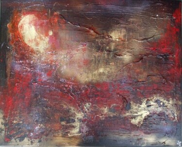 Peinture intitulée "Quand les éléments…" par Christelle Veron Cherbonnier, Œuvre d'art originale