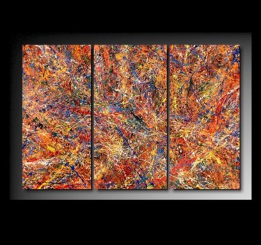 「Abstraction T20」というタイトルの絵画 Tehosによって, オリジナルのアートワーク, オイル