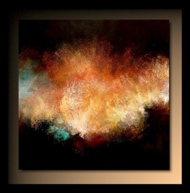 「Abstraction M10」というタイトルの絵画 Tehosによって, オリジナルのアートワーク, オイル