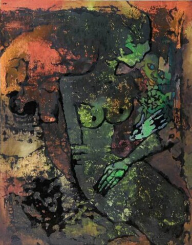 Malarstwo zatytułowany „No.N9 cicle Emotions” autorstwa Małgorzata Krasucka, Oryginalna praca, Olej