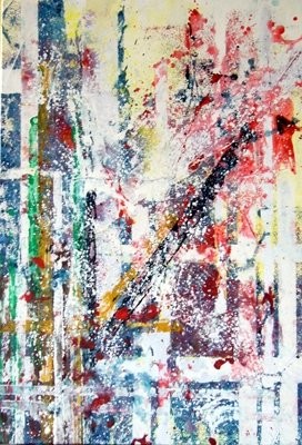 Peinture intitulée "VILLE 3" par Jypc, Œuvre d'art originale