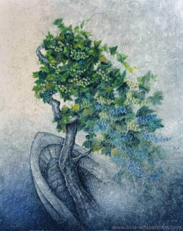 Peinture intitulée "A RIMBAUD-II" par Livia Alessandrini, Œuvre d'art originale