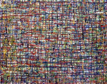 Peinture intitulée "TRAME" par Catherine Martel, Œuvre d'art originale