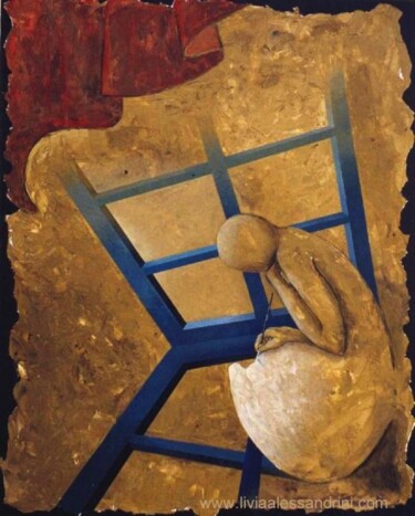 Peinture intitulée "NEL TEATRO DELL'ANI…" par Livia Alessandrini, Œuvre d'art originale