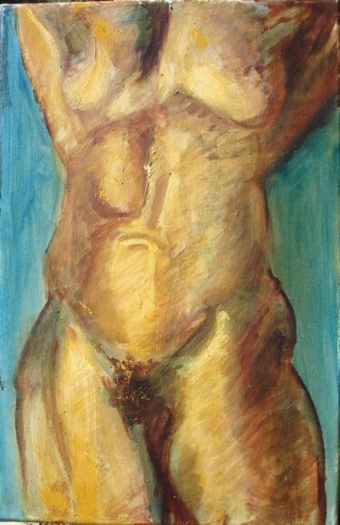 Peinture intitulée "LE TORSE" par Michel Moskovtchenko, Œuvre d'art originale