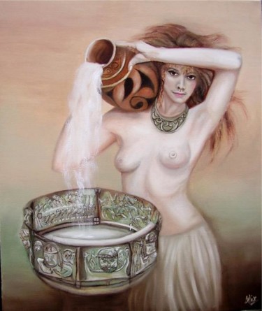 Peinture intitulée "AIRMED" par Alix, Œuvre d'art originale, Huile