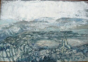 Painting titled "DENTELLES MONTMIRAI…" by Michel Moskovtchenko, Original Artwork, Oil