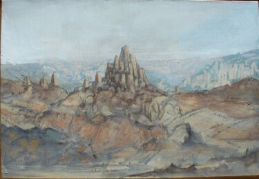 Painting titled "DENTELLES MONTMIRAIL" by Michel Moskovtchenko, Original Artwork