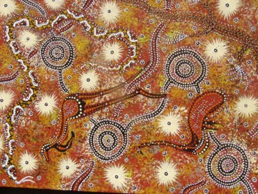 Painting titled "Hunting & Gathering" by Justin Ronberg, Original Artwork