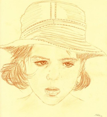 Dessin intitulée "Francesca" par Sérgio Vieira Da Silva - Sévis, Œuvre d'art originale