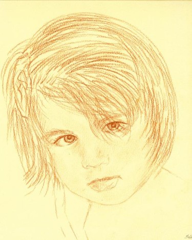 Dessin intitulée "Debora" par Sérgio Vieira Da Silva - Sévis, Œuvre d'art originale