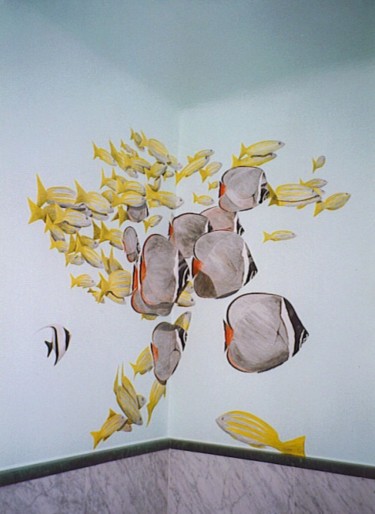 Dessin intitulée "Trompe-l'oeil à Mil…" par Sérgio Vieira Da Silva - Sévis, Œuvre d'art originale