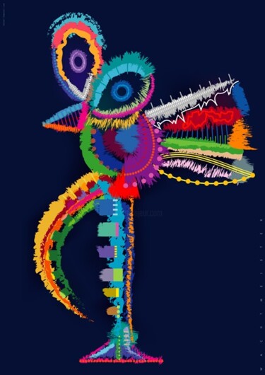Feathery | Federleicht | très léger Digital Arts titled "Feathery | Federlei…" by Bernd Wachtmeister, Original Artwork, Digital Painting