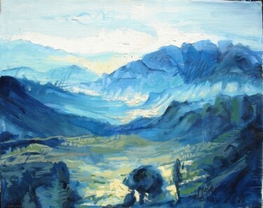 Painting titled "LA DROME I" by Michel Moskovtchenko, Original Artwork, Oil