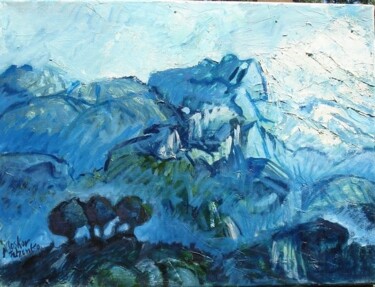 Painting titled "LA DROME II" by Michel Moskovtchenko, Original Artwork, Oil