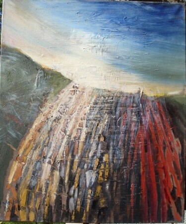 Schilderij getiteld "LABOUR I" door Michel Moskovtchenko, Origineel Kunstwerk, Olie