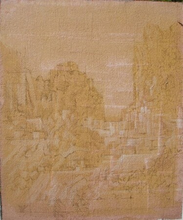 Painting titled "CARRIERE A CARRARE…" by Michel Moskovtchenko, Original Artwork, Oil