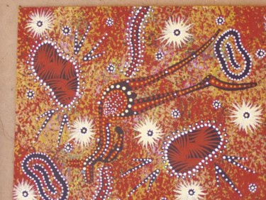 Painting titled "Malu Red Kangaroo" by Justin Ronberg, Original Artwork