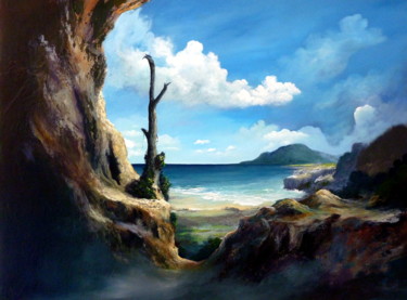 Painting titled "“The dizzy heights…" by Cauri Gallery Cuban Art, Original Artwork, Acrylic