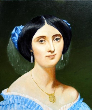 Peinture intitulée "Copie de Mme de Bro…" par Daniel Lutaud, Œuvre d'art originale, Huile