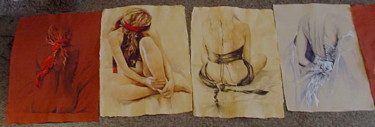 different study's on hand made paper (collezione privata)