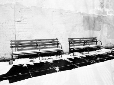 Photography titled "Park Bench" by Angelo Di Pietrantonio, Original Artwork