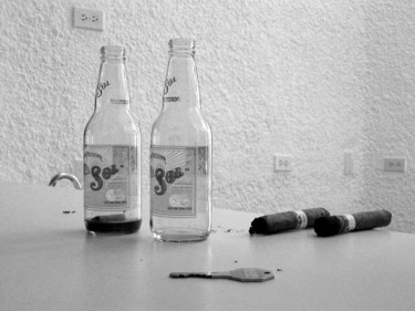 Photography titled "2 bottles 2 cigars…" by Angelo Di Pietrantonio, Original Artwork