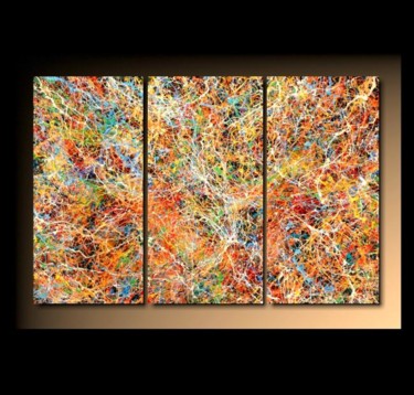「Abstraction T22」というタイトルの絵画 Tehosによって, オリジナルのアートワーク, オイル