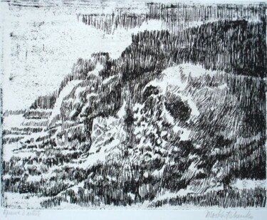 图画 标题为“1990 VANITE I” 由Michel Moskovtchenko, 原创艺术品, 其他