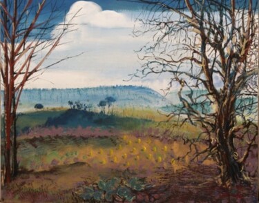 VOYAGE EN TRANSYLVANIE SIBIU 2006 Painting titled "VOYAGE EN TRANSYLVA…" by Michel Moskovtchenko, Original Artwork, Oil