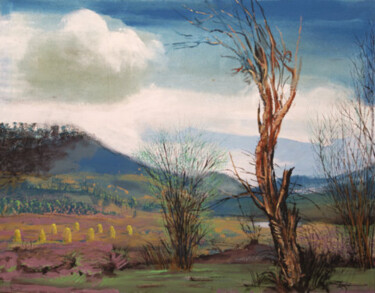 VOYAGE EN TRANSYLVANIE SIBIU 2006 Painting titled "VOYAGE EN TRANSYLVA…" by Michel Moskovtchenko, Original Artwork, Oil