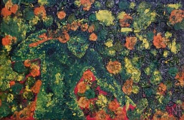 Peinture intitulée "Transparence" par Noëlle Harault, Œuvre d'art originale