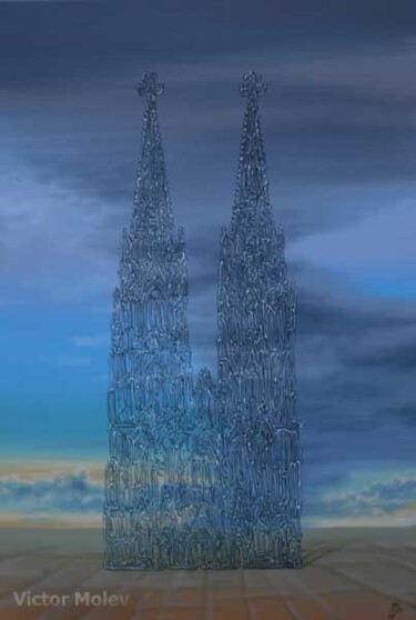 绘画 标题为“Cathedral” 由Victor Molev, 原创艺术品