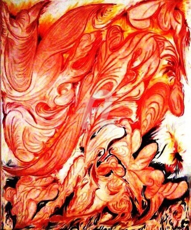 绘画 标题为“GENESE” 由Abdelouahed Ziani, 原创艺术品, 孔戴