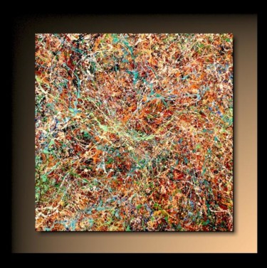 「Abstraction P169」というタイトルの絵画 Tehosによって, オリジナルのアートワーク, オイル