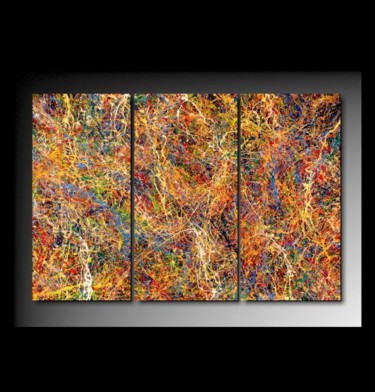 「Abstraction T24」というタイトルの絵画 Tehosによって, オリジナルのアートワーク, オイル