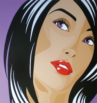 Peinture intitulée "Comlice de mes envi…" par Ann'Soco, Œuvre d'art originale