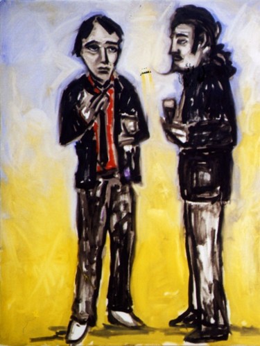 Painting titled "Vernissage" by Bradley Owen, Original Artwork