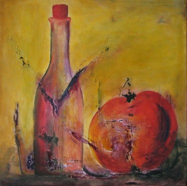 Peinture intitulée "Nature morte au bou…" par Marie-Sylvie Riviere, Œuvre d'art originale