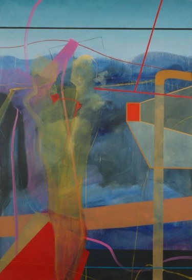 Pintura titulada "Sharing Our Time" por Daniel Bottero, Obra de arte original