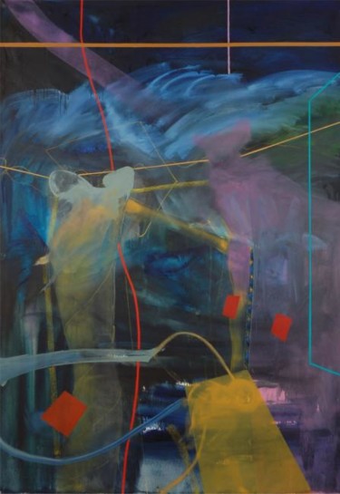 Pintura titulada "Reaching to Share" por Daniel Bottero, Obra de arte original