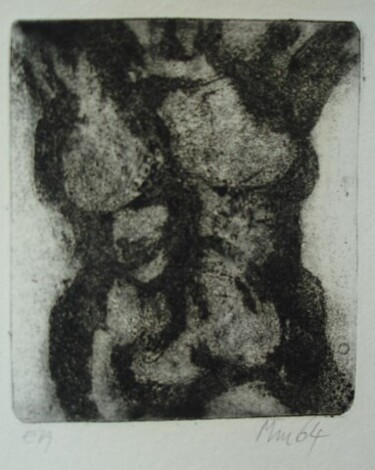 Printmaking titled "FEMME" by Michel Moskovtchenko, Original Artwork, Etching