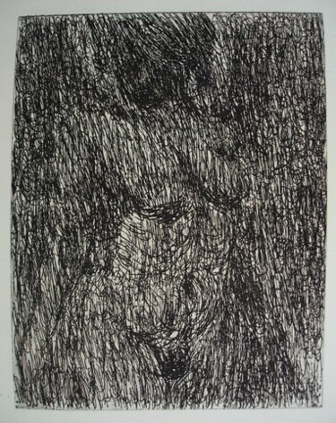 Printmaking titled "SAUVAGE" by Michel Moskovtchenko, Original Artwork, Etching