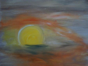 Pintura intitulada ""...Olhar o céu"" por Maria Teresa Duarte, Obras de arte originais, Acrílico