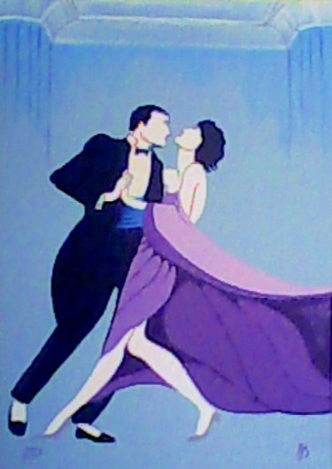 Painting titled "Tango" by Davo, Original Artwork