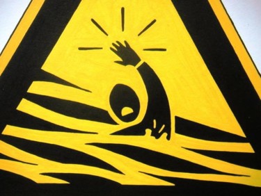 Peinture intitulée "Risky Business Déta…" par Toytoy, Œuvre d'art originale
