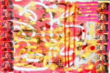 Peinture intitulée "Look Away Darling" par Toytoy, Œuvre d'art originale
