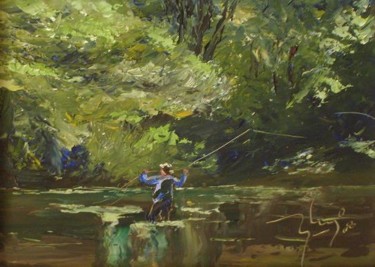 Pintura titulada "Lance" por Ugo Paccioretti, Obra de arte original