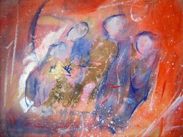 Peinture intitulée "Médor" par Bruno Briatte, Œuvre d'art originale, Huile