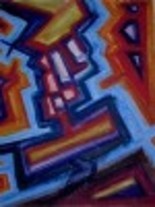 Peinture intitulée "le passajeur 2" par Abdelkarim Saidani, Œuvre d'art originale